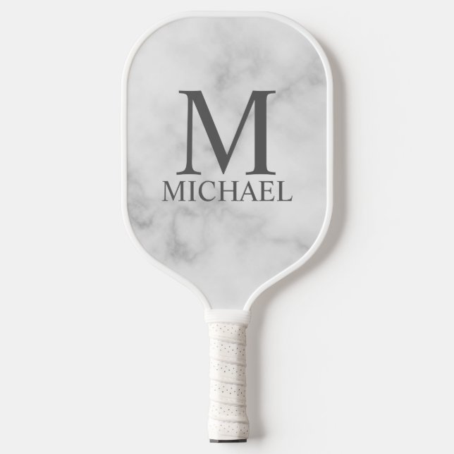 Classic Personalised Monogram and Name Pickleball  Pickleball Paddle (Front)