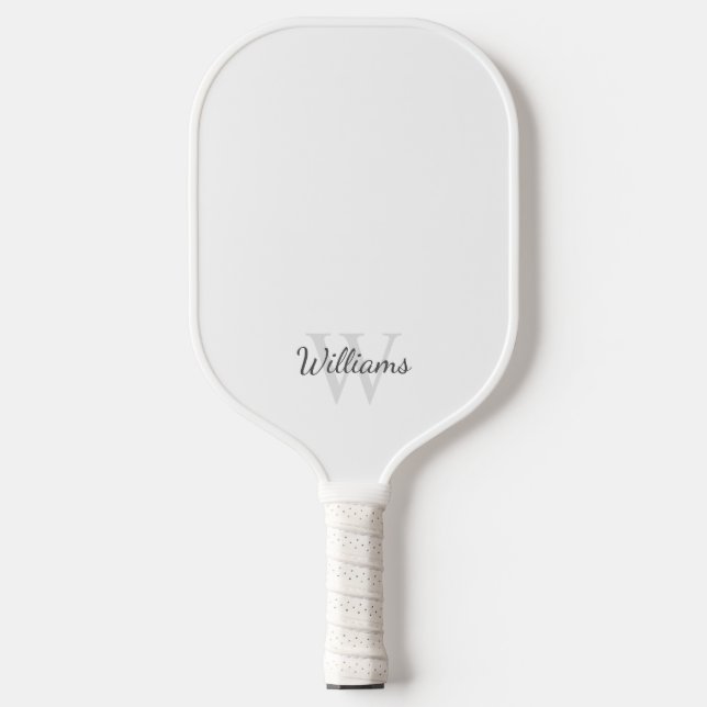 Classic Personalised Monogram and Name Pickleball  Pickleball Paddle (Front)