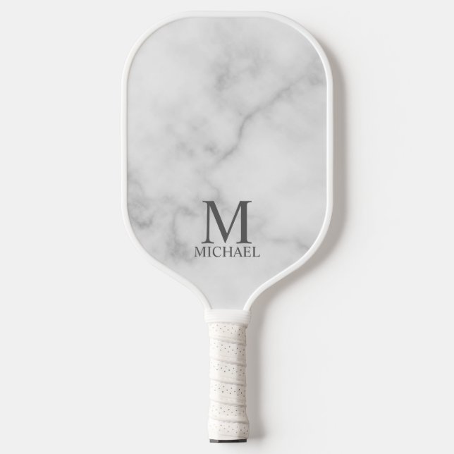 Classic Personalised Monogram and Name Pickleball  Pickleball Paddle (Front)