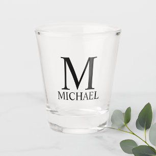 Classic Personalised Monogram and Name Shot Glass