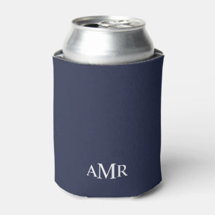 Classic Personalised Monogram Can Cooler