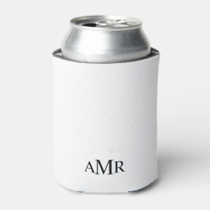 Classic Personalised Monogram Can Cooler
