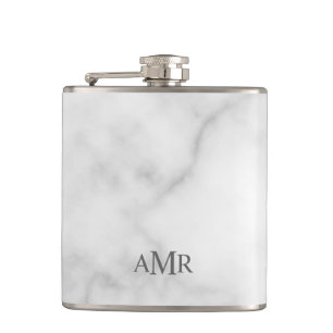 Classic Personalised Monogram Hip Flask