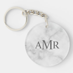 Classic Personalised Monogram Key Ring