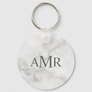 Classic Personalised Monogram Key Ring