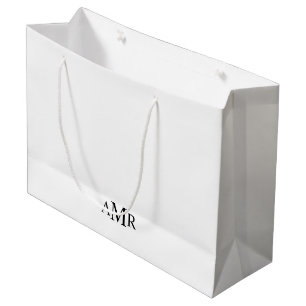 Classic Personalised Monogram Large Gift Bag