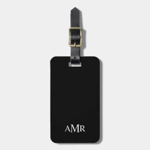 Classic Personalised Monogram Luggage Tag
