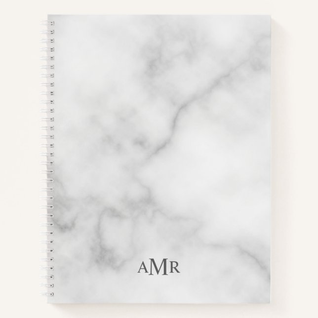 Classic Personalised Monogram Notebook (Front)