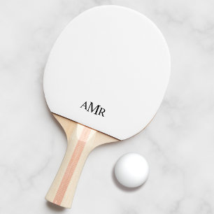 Classic Personalised Monogram Ping Pong Paddle