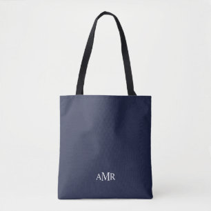 Classic Personalised Monogram Tote Bag