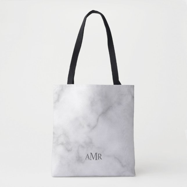 Classic Personalised Monogram Tote Bag (Front)