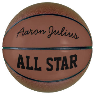 Classic Personalised Name Basketball Sports Gift