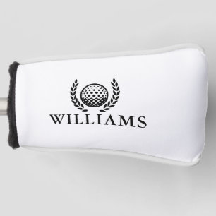 Classic Personalised Name Monogram Golf Head Cover
