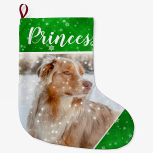 Classic Personalised Pet Photo Christmas Stocking