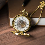 Classic Personalised Photo Pocket Watch<br><div class="desc">Elegant design with a personalised photo perfect for Christmas gifts,  as a Father's Day gift,  wedding anniversary,  etc.</div>