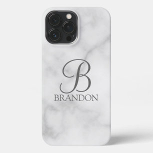 Classic Personalised Script Monogram and Name iPhone 13 Pro Max Case