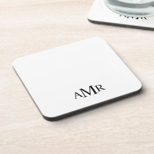 Classic Personalized Monogram Coaster