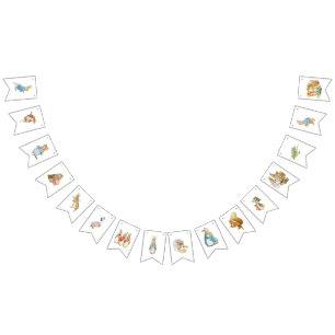 Classic Peter the Rabbit Baby Shower Bunting Flags
