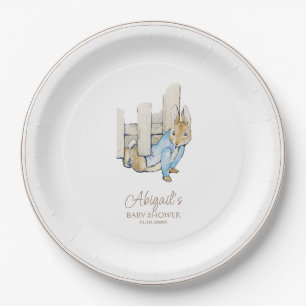 Classic Peter the Rabbit Baby Shower Paper Plate