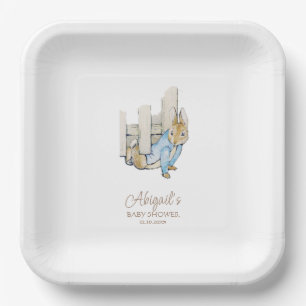Classic Peter the Rabbit Baby Shower Paper Plate