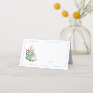 Classic Peter the Rabbit Baby Shower Place Card