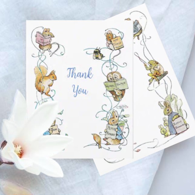 Classic Peter the Rabbit Baby Shower Thank You  (Creator Uploaded)