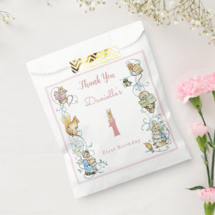Classic Peter the Rabbit Beatrix Potter Birthday Favour Bags