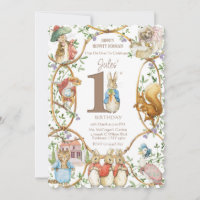 Classic Peter the Rabbit Beatrix Potter Birthday