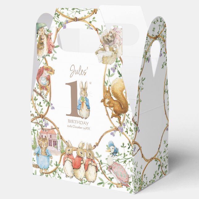 Classic Peter the Rabbit Birthday Favour Box (Opened)