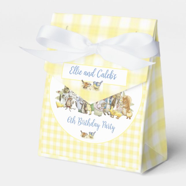 Classic Peter the Rabbit Birthday Party  Favour Box (Front Side)