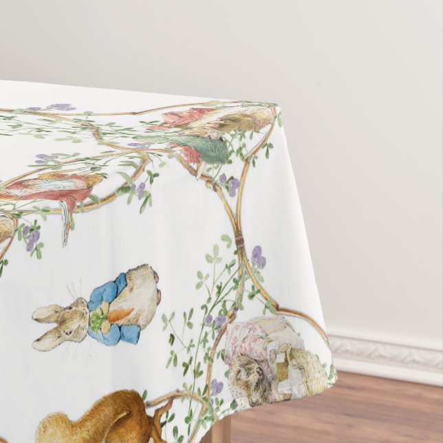 Classic Peter the Rabbit Birthday Tablecloth (In Situ)