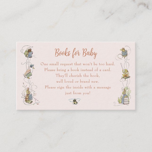 Classic Peter the Rabbit Books for Baby Enclosure Card (Front)