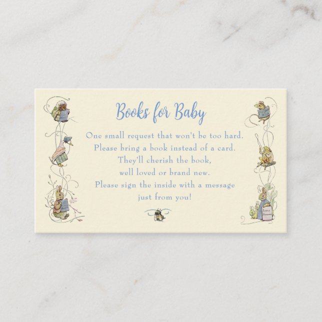 Classic Peter the Rabbit Books for Baby Enclosure Card (Front)