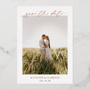 Classic Photo Elegant Wedding Save the Date