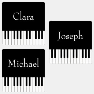Classic Piano Keyboard Musicians' Custom Name