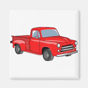 Classic Pickup Truck Magnet