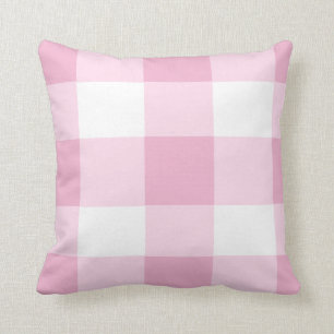 Classic Pink Buffalo check Cushion