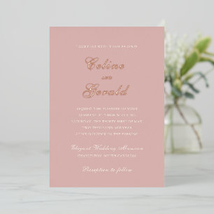 Classic Pink Elegant Wedding