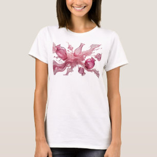 Classic Pink GLASS VASES IN PINK PAINT SPLASH T-Shirt