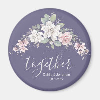 Classic Pink & Ivory Roses Floral "Together"