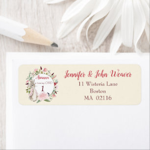 Classic Pink Peter the Rabbit Floral Birthday