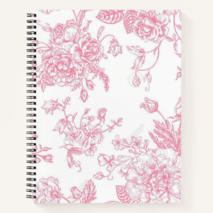 Classic Pink spiral notebook