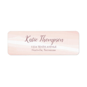 Classic Pink Watercolor Splash