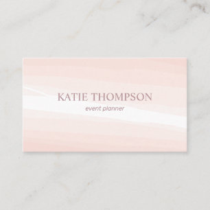 Classic Pink Watercolour Business Card