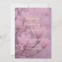 Classic Pink White Magnolia Background