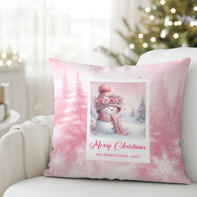 Classic Pinkmas Cozy Winter Forest Kids Gift  Cushion (Classic Pinkmas Cozy Winter Forest Kids Gift Pillow

)