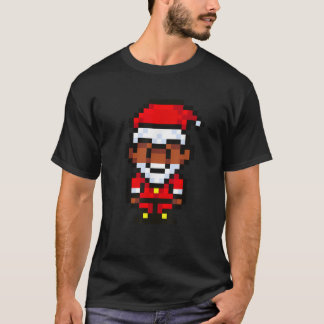 Classic Pixel Figurine Santa Claus  T-Shirt