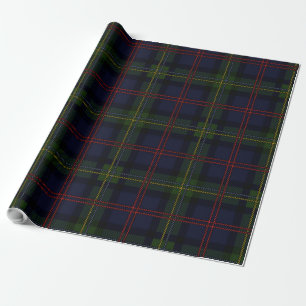 Classic Plaid Elegant Rustic Christmas Tartan Wrapping Paper