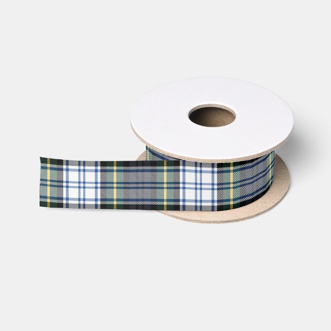 Classic Plaid Gordon Rustic Tartan Satin Ribbon (Spool)