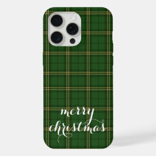 Classic Plaid Merry Christmas Festive - iPhone 15 Pro Max Case